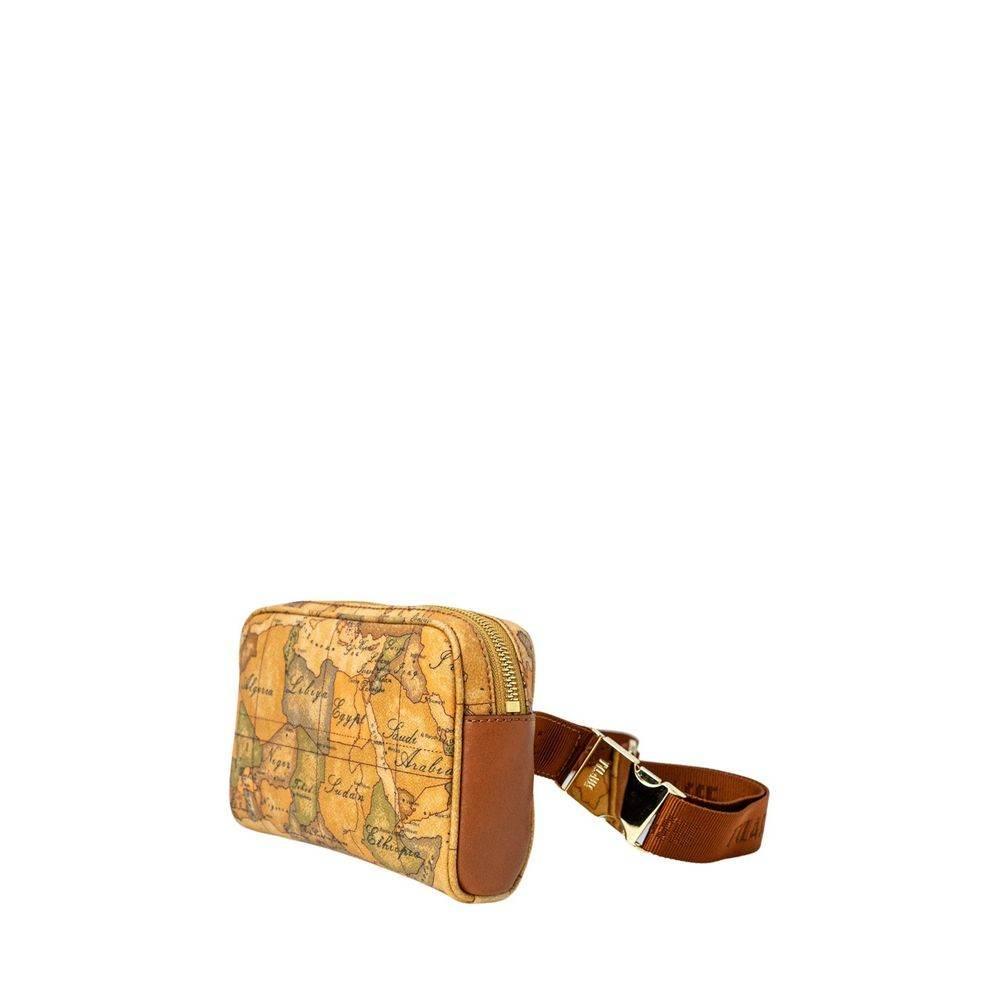Alviero Martini Prima Classe Beige Leather Belt Bag - Hilstor