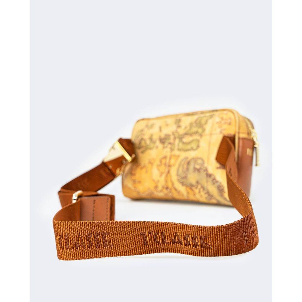 Alviero Martini Prima Classe Beige Leather Belt Bag - Hilstor