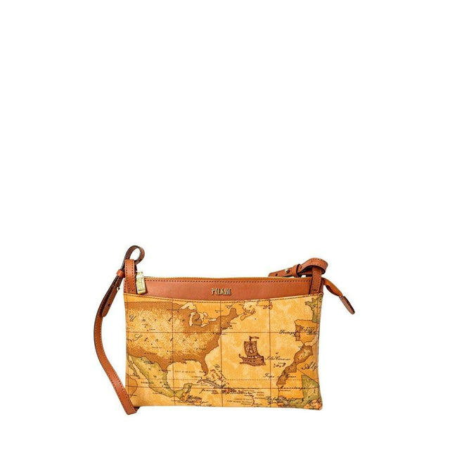 Alviero Martini Prima Classe Beige Leather Handbag - Hilstor