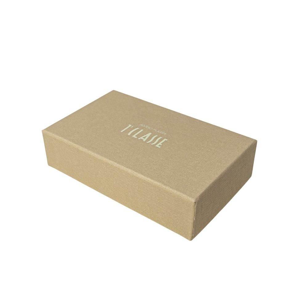 Alviero Martini Prima Classe Beige Leather Keychain - Hilstor