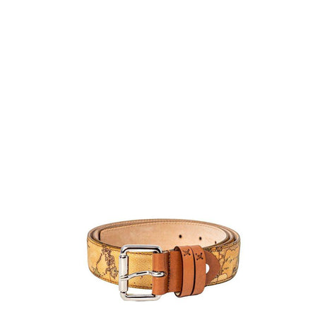 Alviero Martini Prima Classe Beige Leather Belt - Hilstor