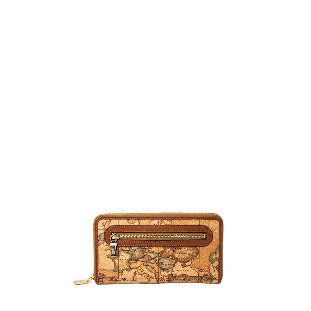 Alviero Martini Prima Classe Beige Leather Wallet - Hilstor