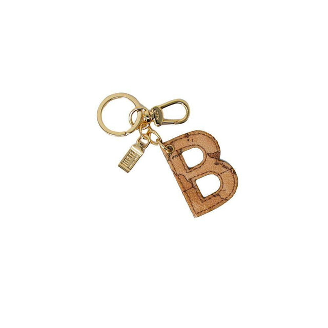 Alviero Martini Prima Classe Beige Cotton Keychain - Hilstor
