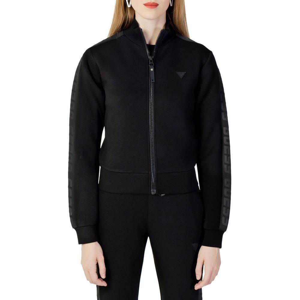 Guess Active Black Viscose Sweatshirt - Hilstor