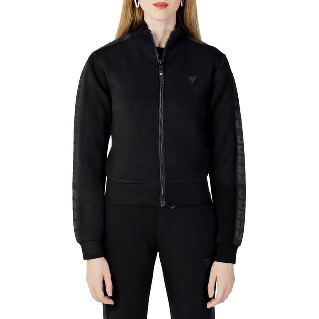 Guess Active Black Viscose Sweatshirt - Hilstor
