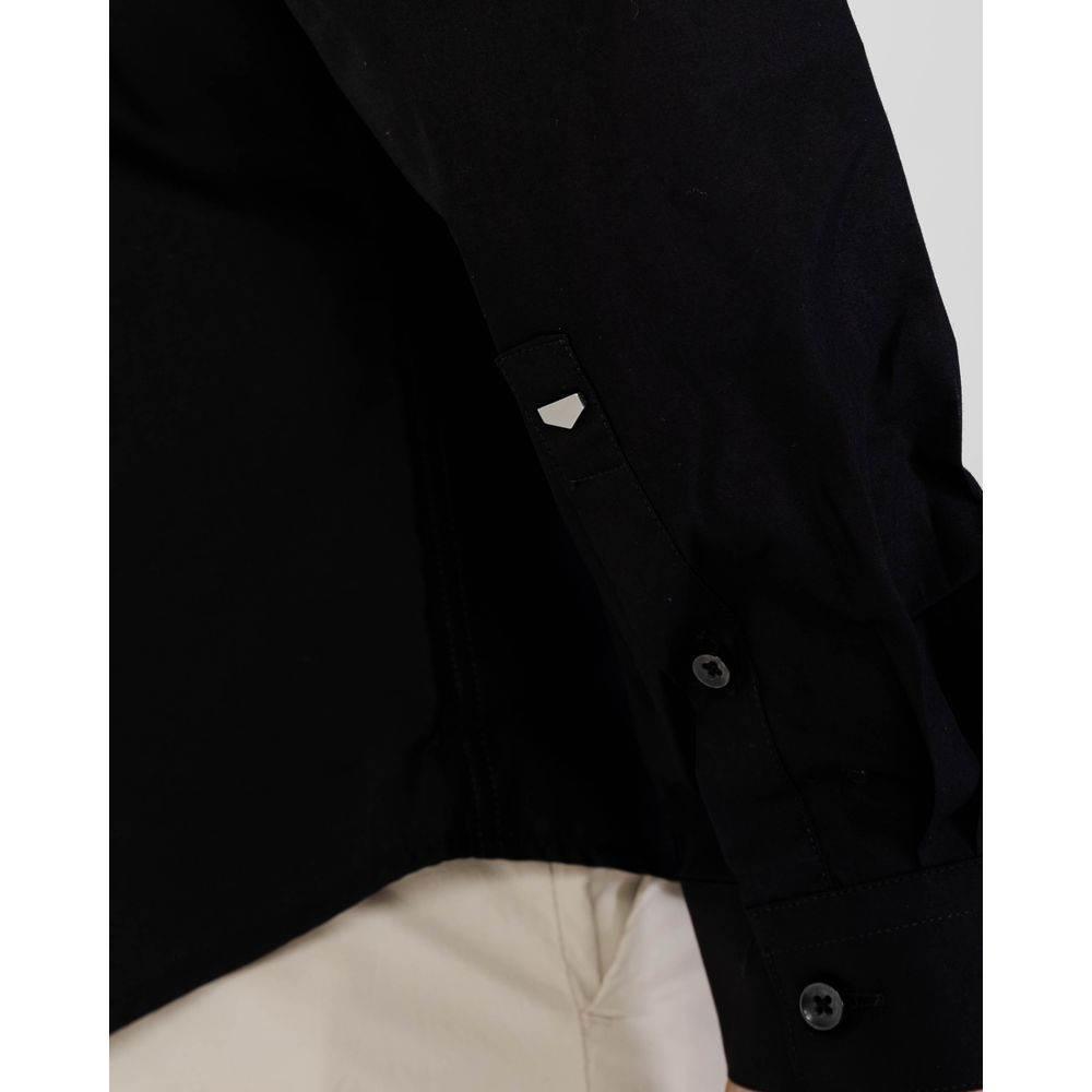 Antony Morato Black Cotton Shirt - Hilstor