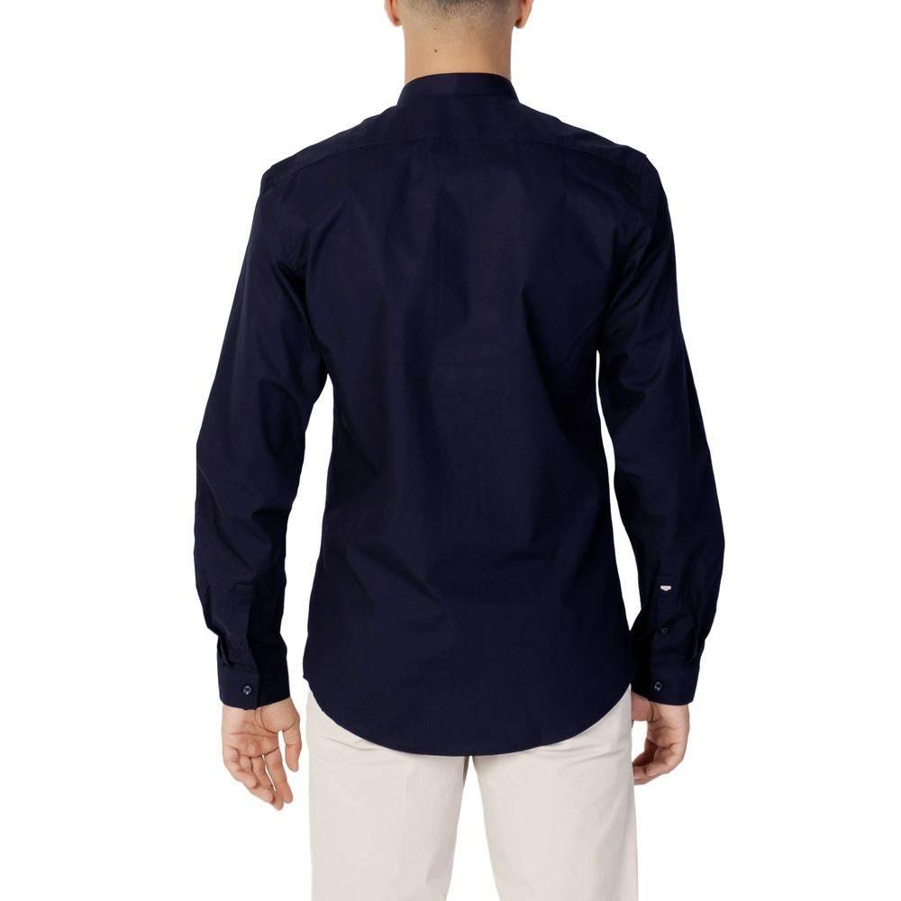Antony Morato Blue Cotton Shirt - Hilstor