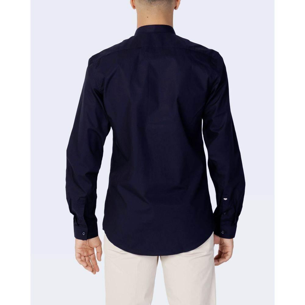 Antony Morato Blue Cotton Shirt - Hilstor