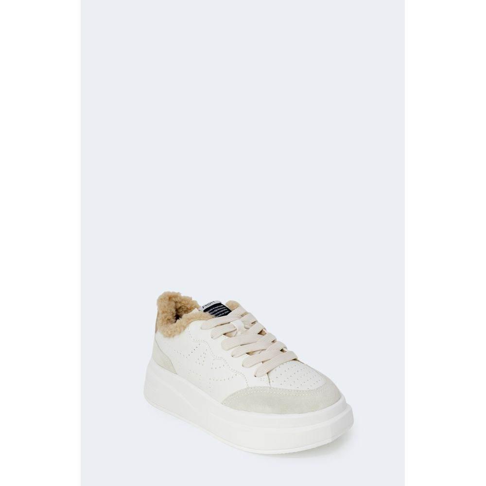 ASH Beige Leather Sneaker - Hilstor