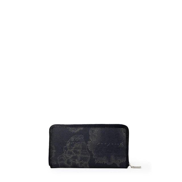 Alviero Martini Prima Classe Black Leather Wallet - Hilstor