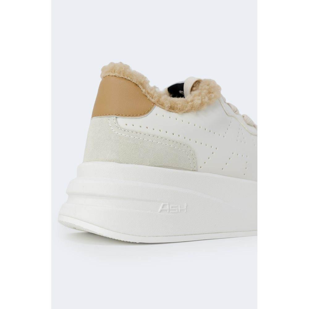 ASH Beige Leather Sneaker - Hilstor