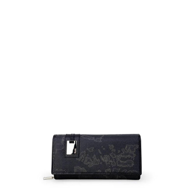 Alviero Martini Prima Classe Black Leather Wallet - Hilstor