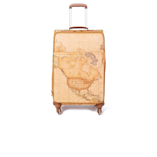 Alviero Martini Prima Classe Beige Cotton Luggage And Travel - Hilstor