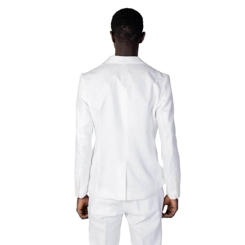 Antony Morato White Linen Suit - Hilstor