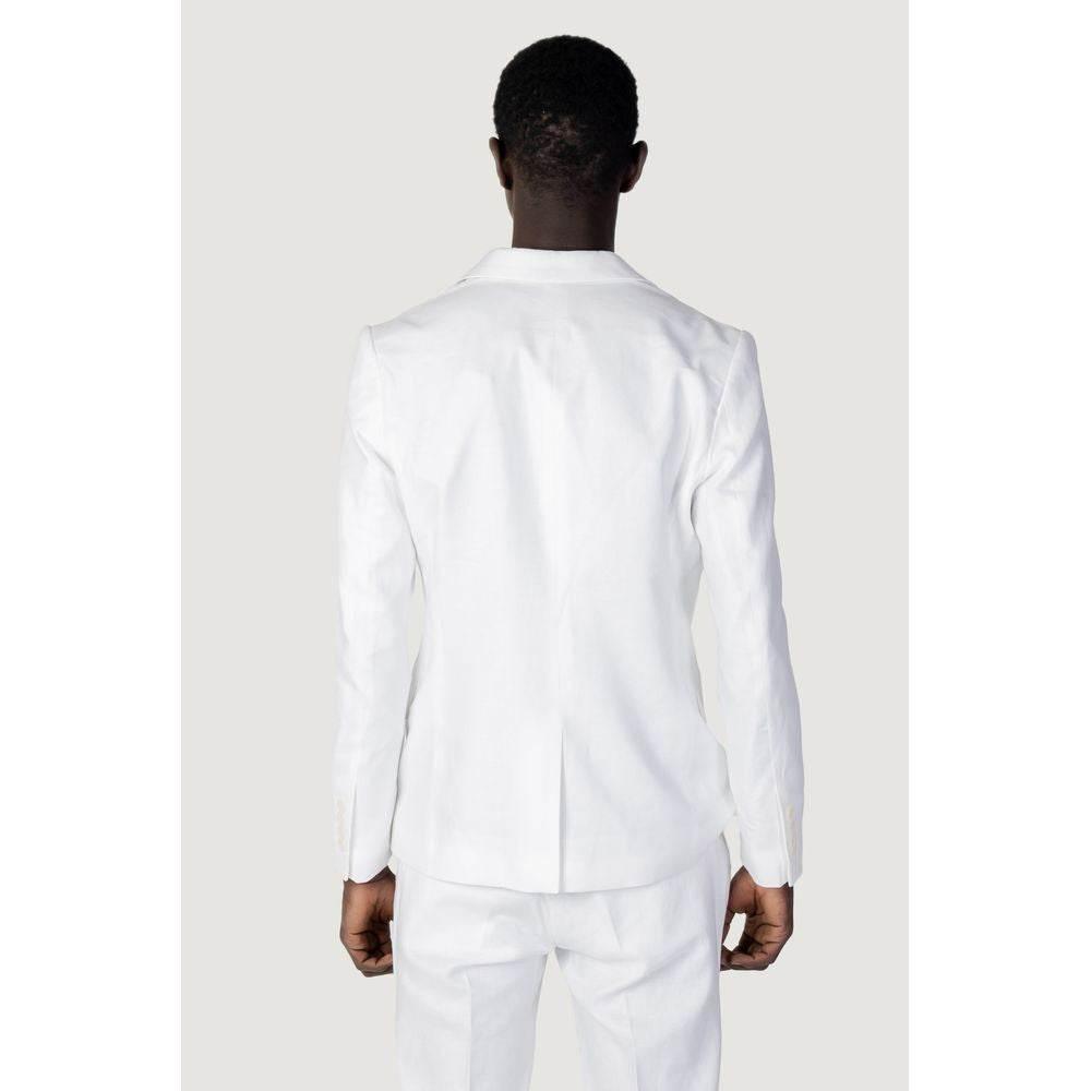 Antony Morato White Linen Suit - Hilstor
