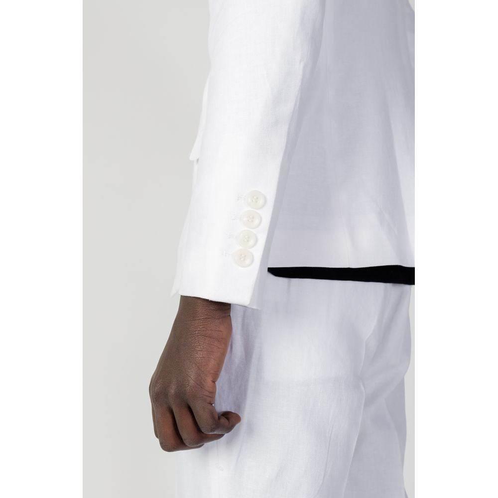 Antony Morato White Linen Suit - Hilstor