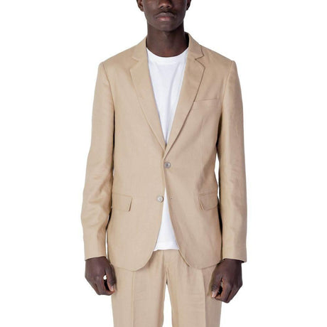 Antony Morato Beige Linen Suit - Hilstor
