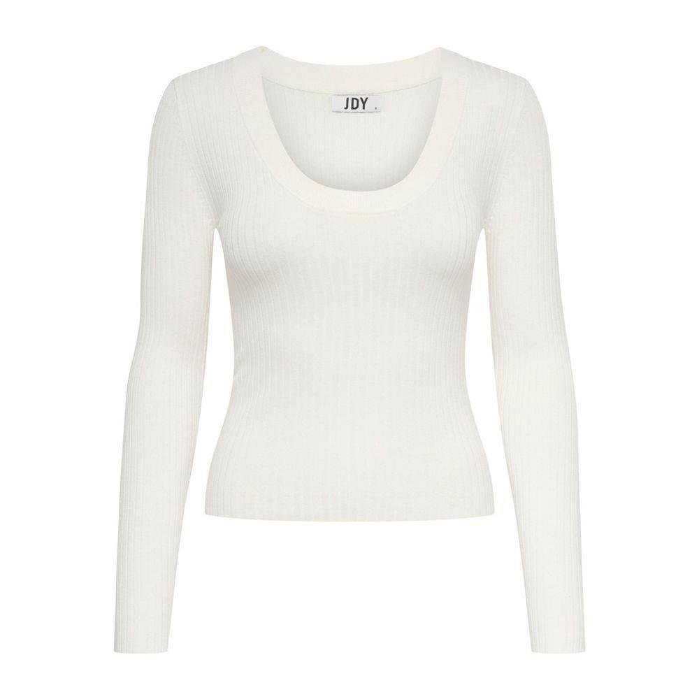 Jacqueline De Yong White Viscose Tops & T-Shirt - Hilstor