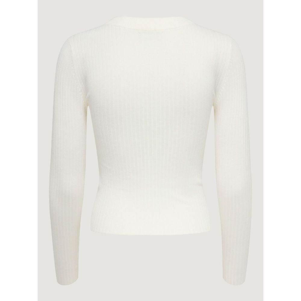 Jacqueline De Yong White Viscose Tops & T-Shirt - Hilstor