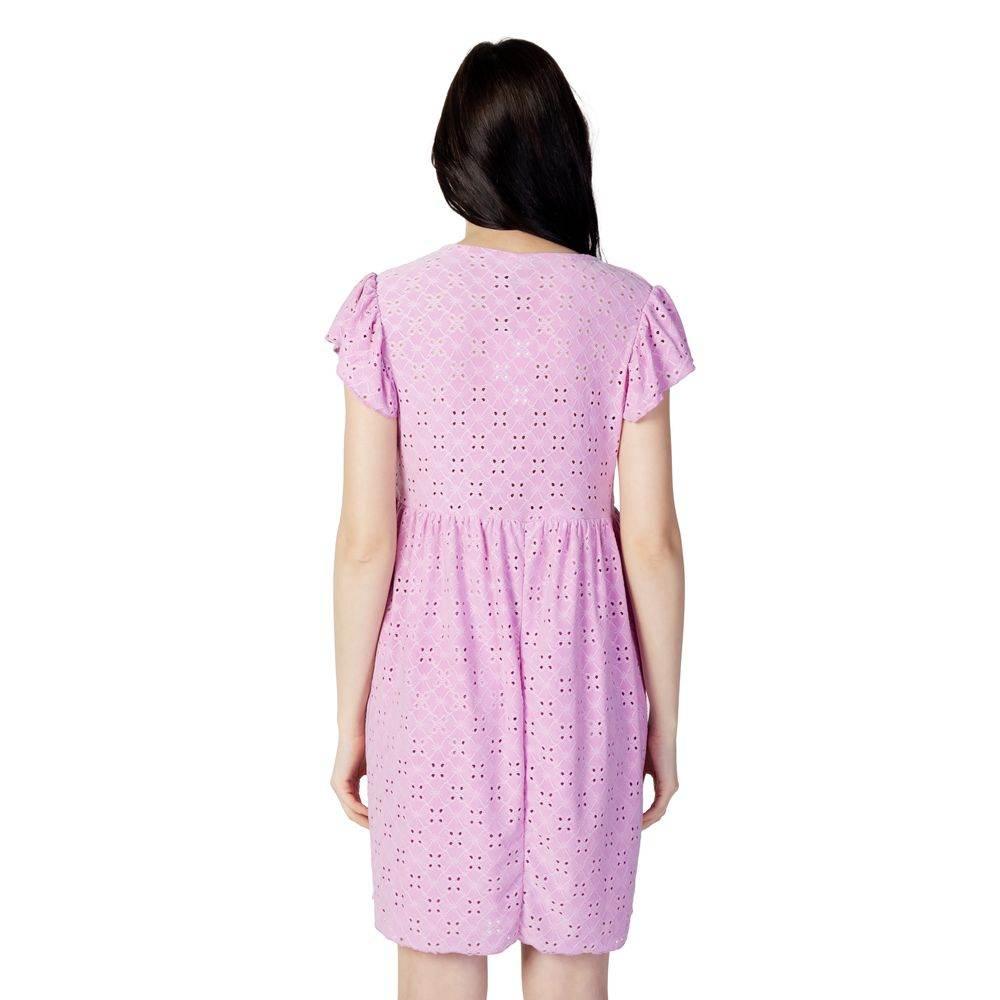 Jacqueline De Yong Multicolor Polyethylene Dress - Hilstor