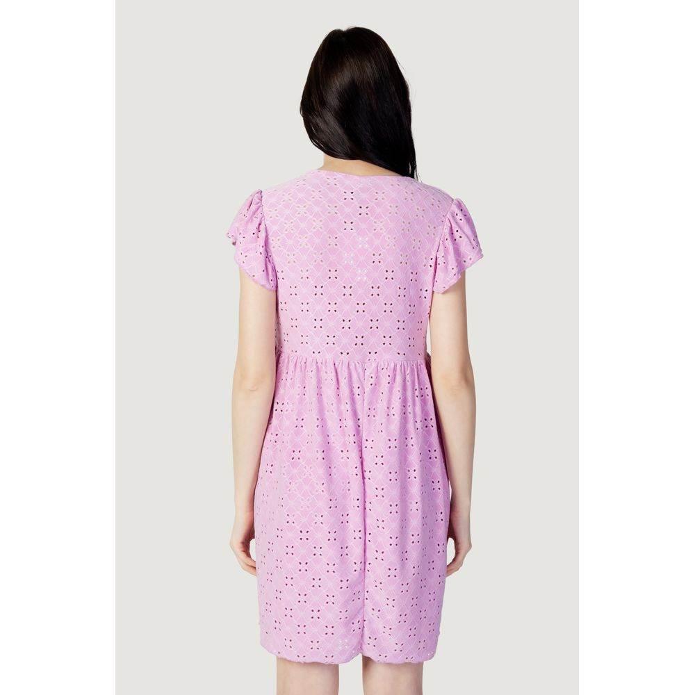 Jacqueline De Yong Multicolor Polyethylene Dress - Hilstor