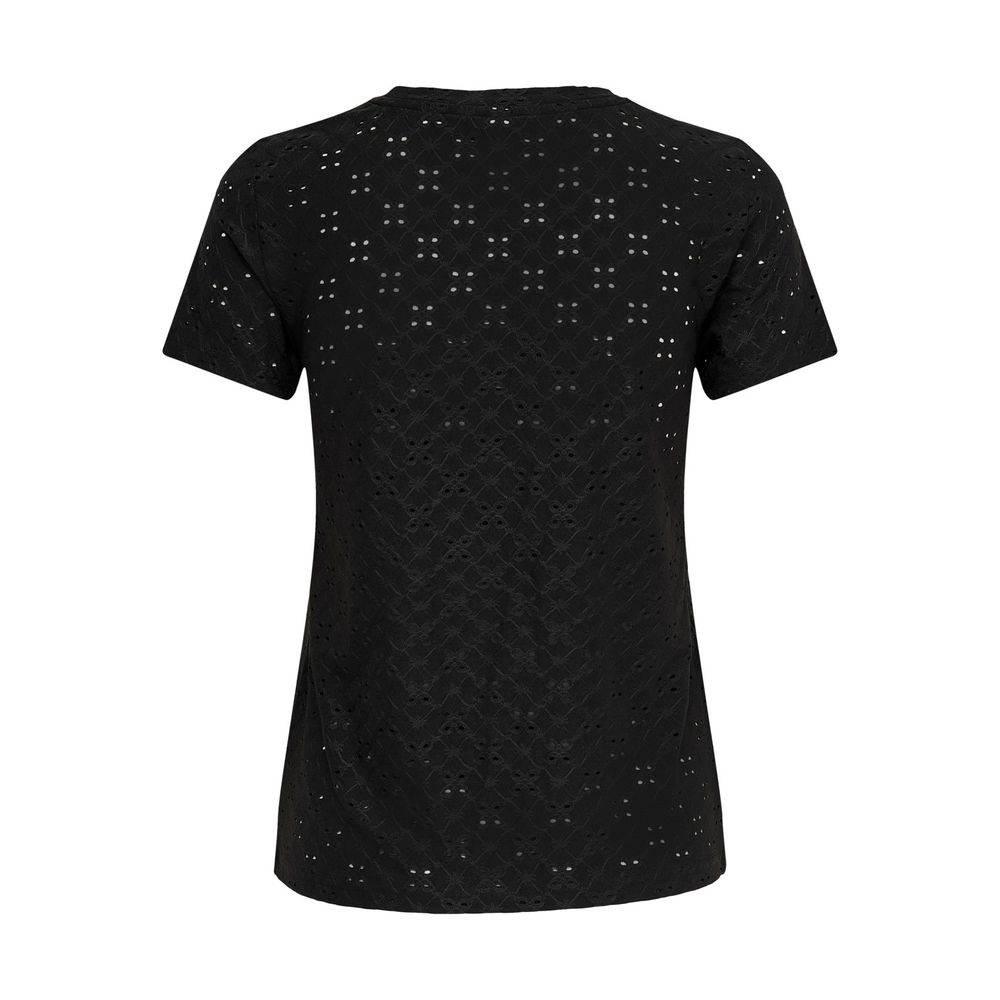 Jacqueline De Yong Black Polyester Tops & T-Shirt - Hilstor