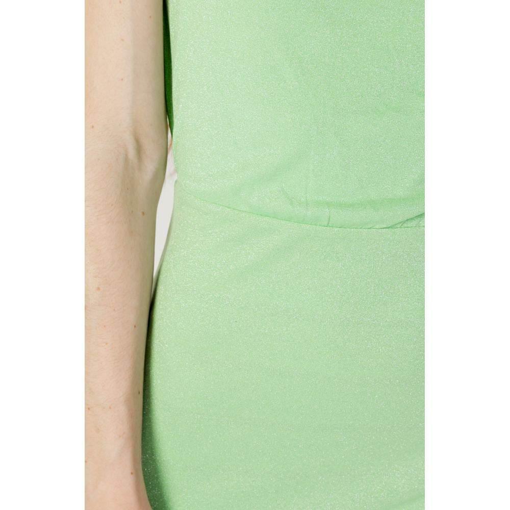 Only Turquoise Metal Dress - Hilstor