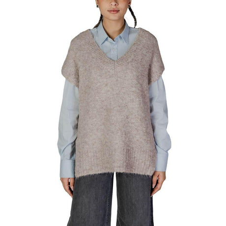 Vero Moda Beige Recycled Polyester Sweater - Hilstor