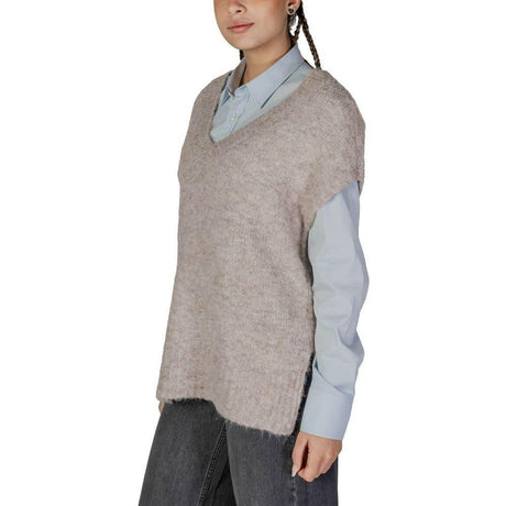 Vero Moda Beige Recycled Polyester Sweater - Hilstor
