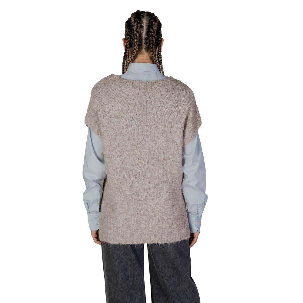 Vero Moda Beige Recycled Polyester Sweater - Hilstor
