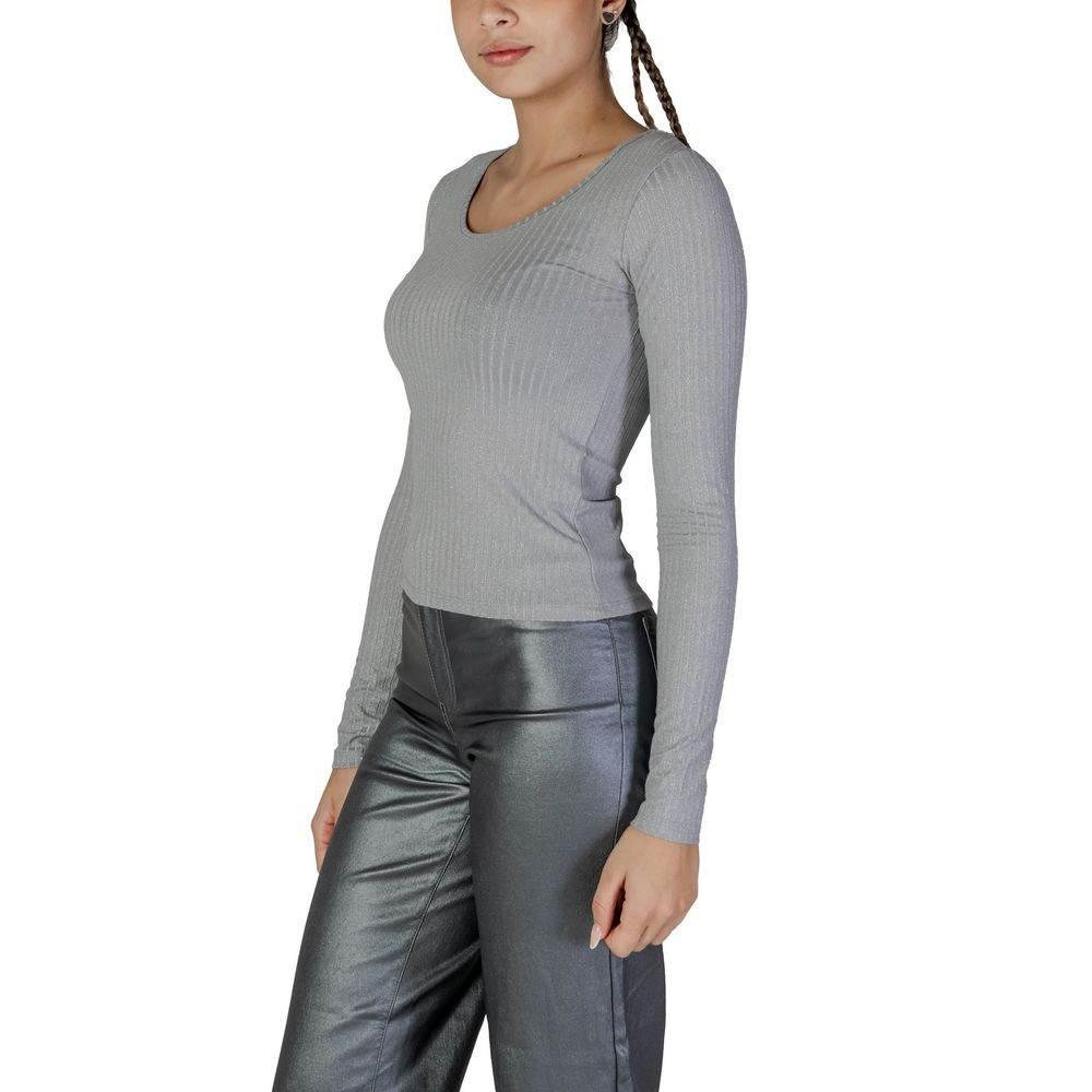 Vero Moda Silver Recycled Polyester Long Sleeve - Hilstor