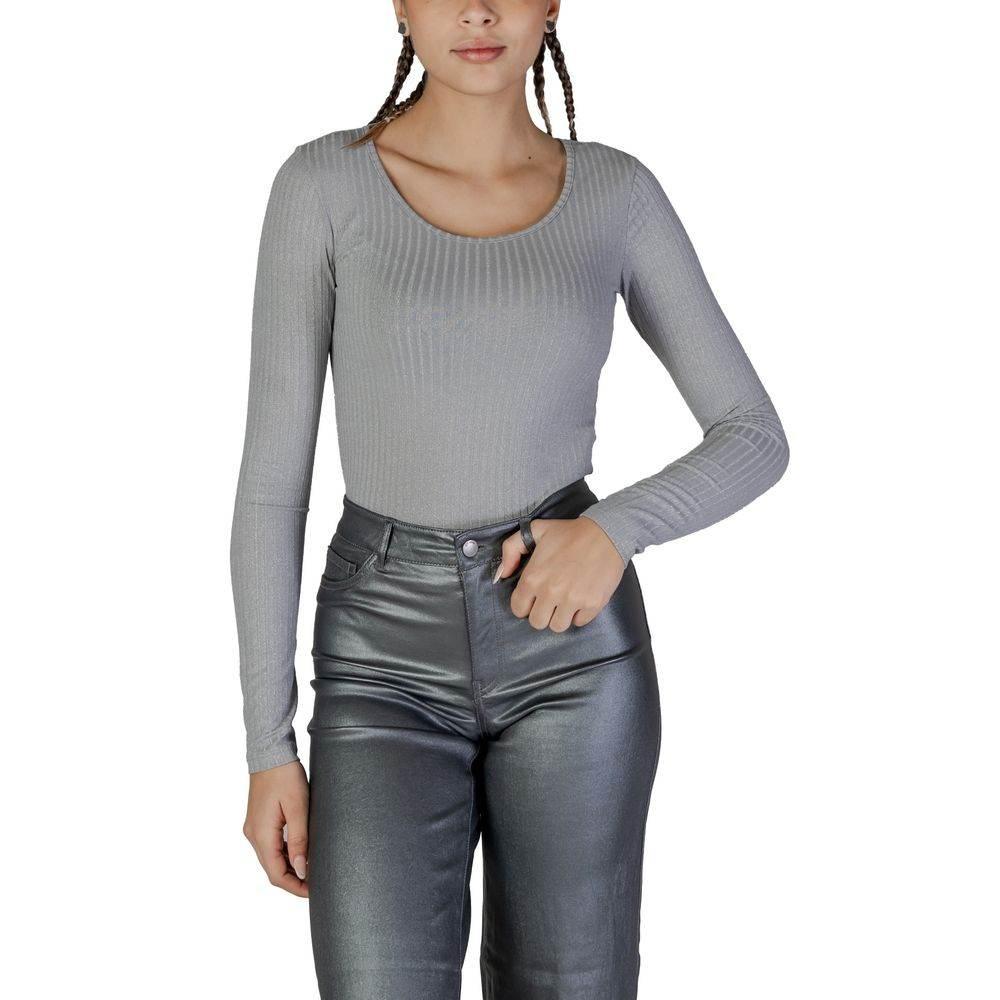 Vero Moda Silver Recycled Polyester Long Sleeve - Hilstor