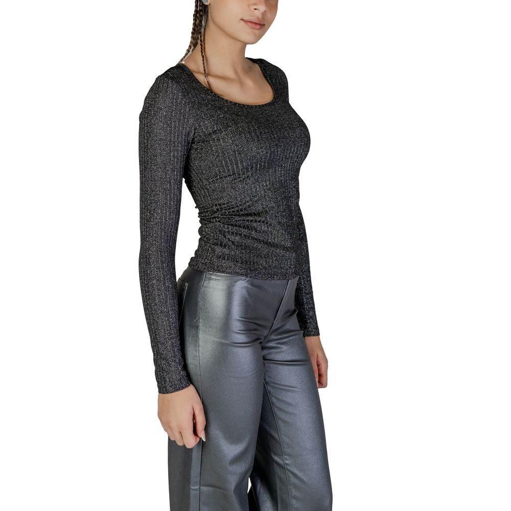 Vero Moda Black Recycled Polyester Long Sleeve - Hilstor