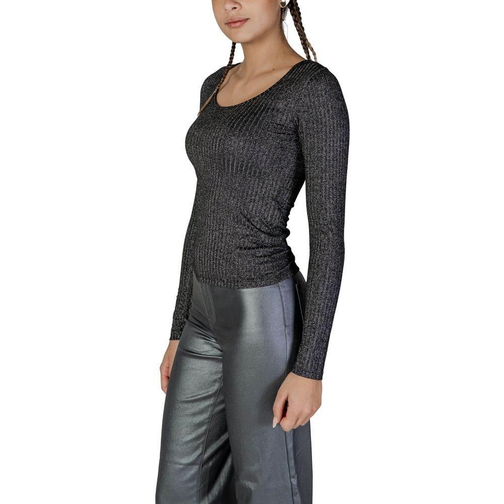 Vero Moda Black Recycled Polyester Long Sleeve - Hilstor