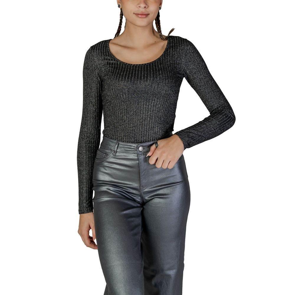 Vero Moda Black Recycled Polyester Long Sleeve - Hilstor