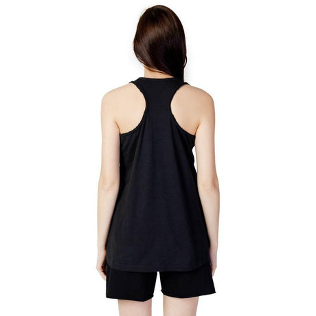 Blauer Black Cotton Tops & T-Shirt - Hilstor