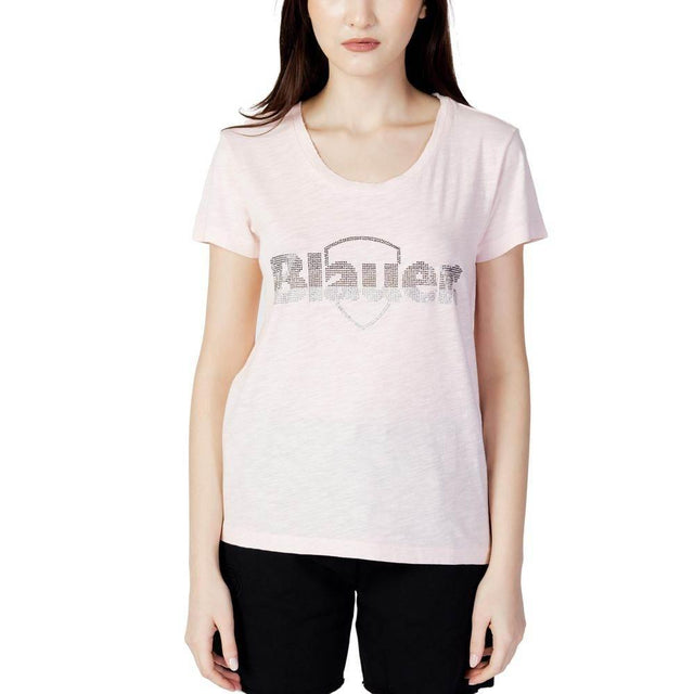 Blauer Multicolor Cotton Tops & T-Shirt - Hilstor