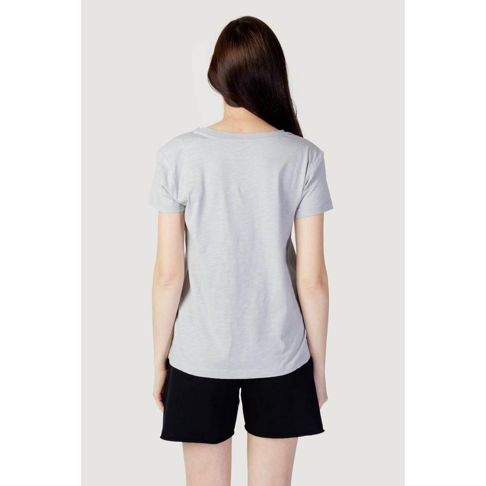 Blauer Gray Cotton Tops & T-Shirt - Hilstor