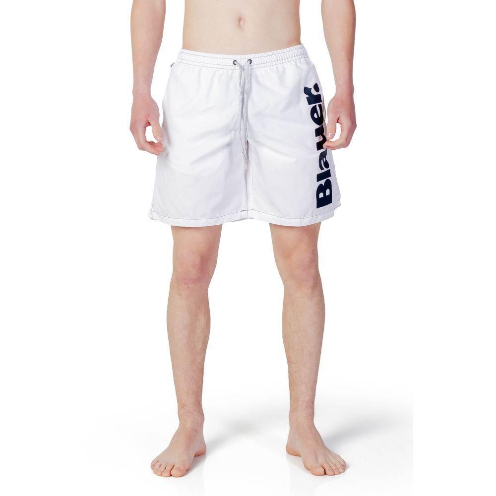 Blauer White Polyester Swimwear - Hilstor