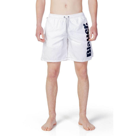 Blauer White Polyester Swimwear - Hilstor
