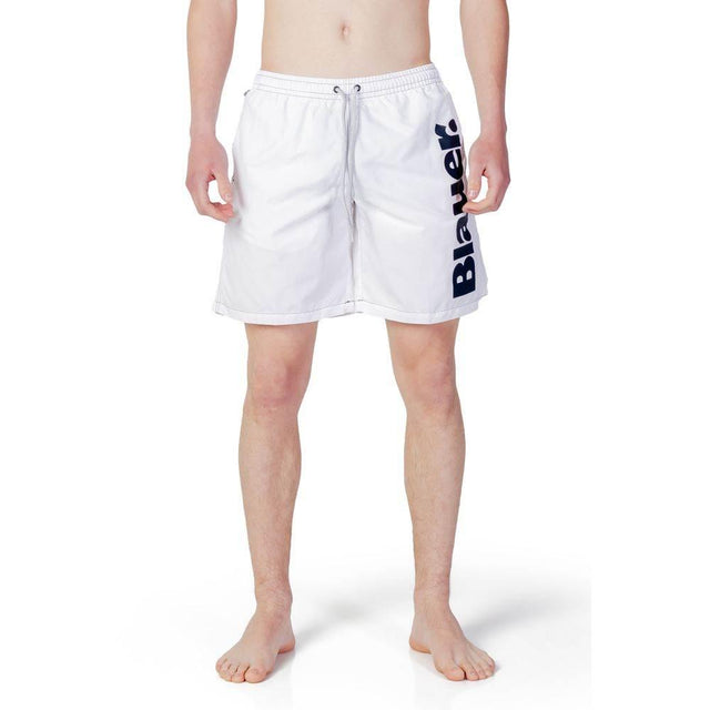 Blauer White Polyester Swimwear - Hilstor