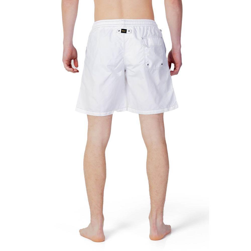 Blauer White Polyester Swimwear - Hilstor