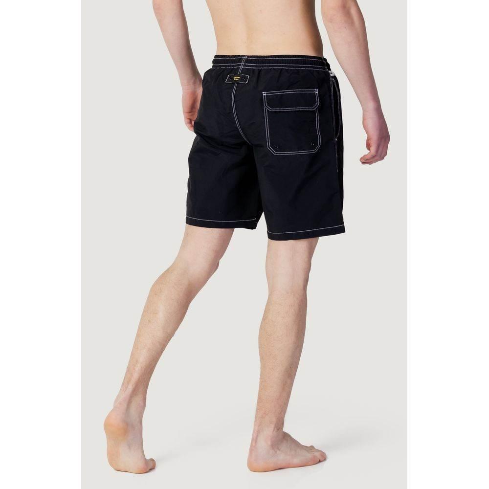 Blauer Black Polyester Swimwear - Hilstor