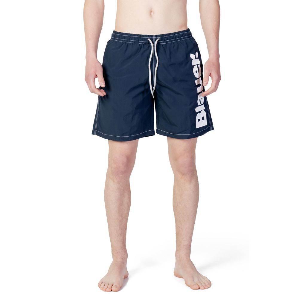 Blauer Blue Polyester Swimwear - Hilstor