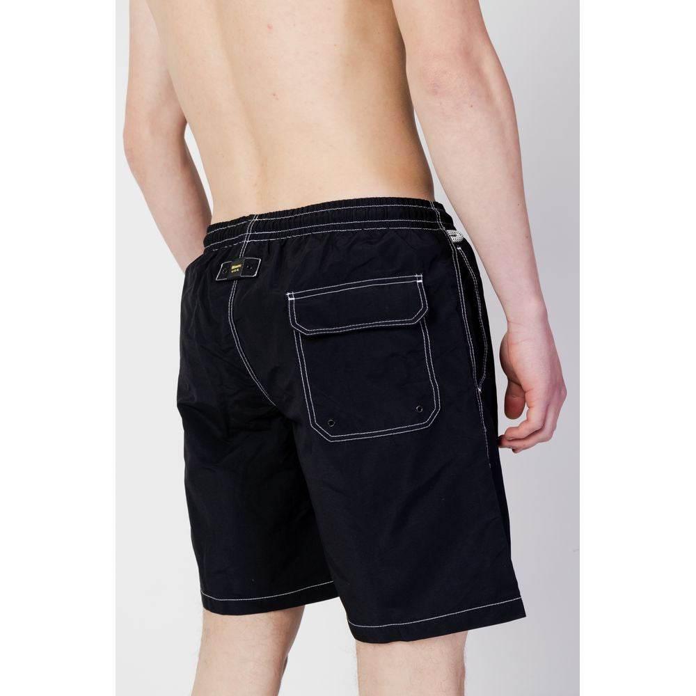 Blauer Black Polyester Swimwear - Hilstor