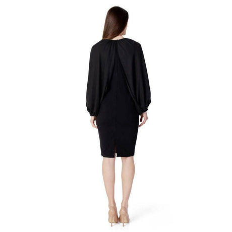 Rinascimento Black Polyester Dress - Hilstor