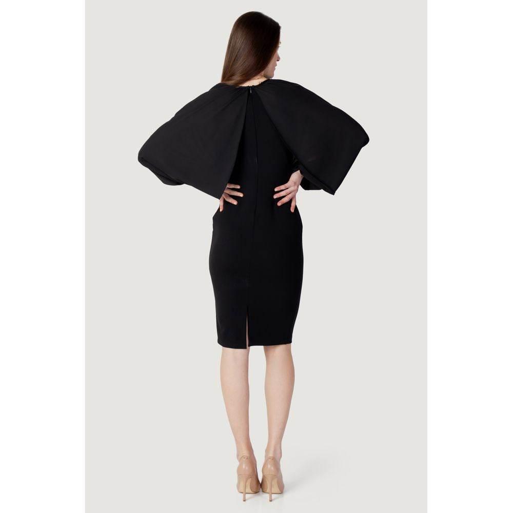 Rinascimento Black Polyester Dress - Hilstor