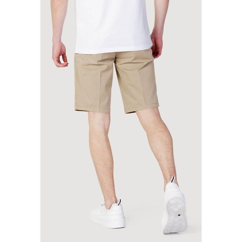 Blauer Beige Cotton Short - Hilstor