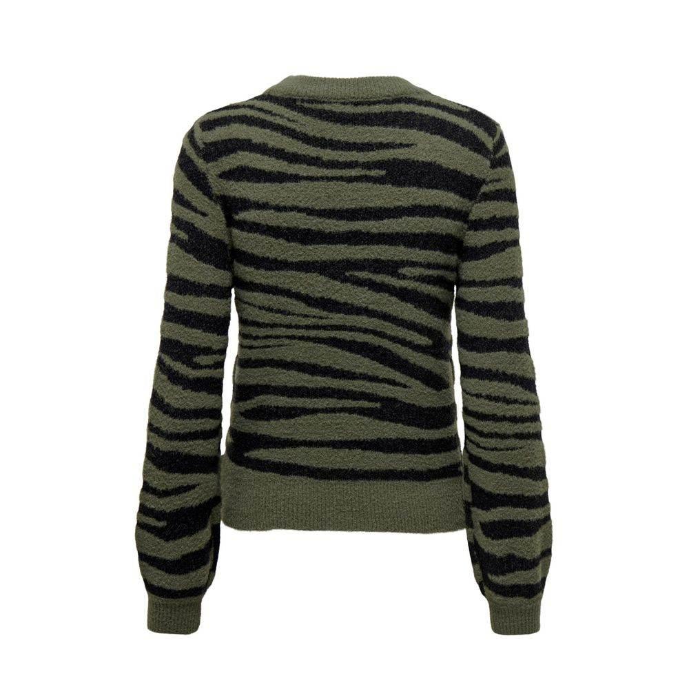 Jacqueline De Yong Green Nylon Sweater - Hilstor