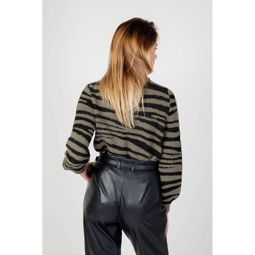 Jacqueline De Yong Green Nylon Sweater - Hilstor